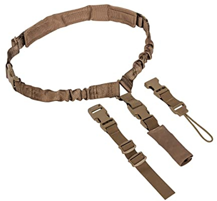 Tasmanian Tiger TT Single Multipurpose Sling Gepolsterter Single Trage-Riemen mit variablen Befestigungsoptionen für Lang-Waffen, Kameras oder Taschen