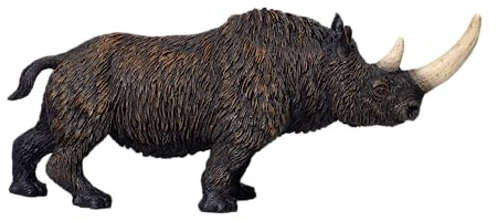 MOJO Woolly Rhino preistorico animale giocattolo figura dinosauro estinto per gioco e collezione