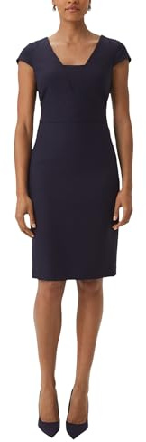 Comma Elegantes Etuikleid mit Kappärmeln