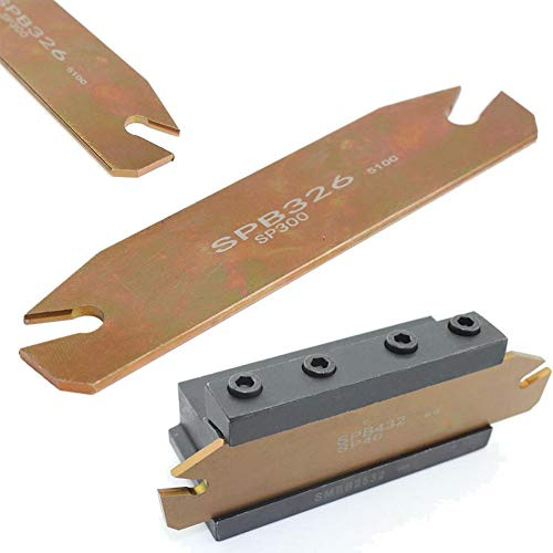 JOEBO SPB26-3 Cuchilla ranuradora de tronzado Cuchillas de Corte for portaherramientas de torneado de torno/92
