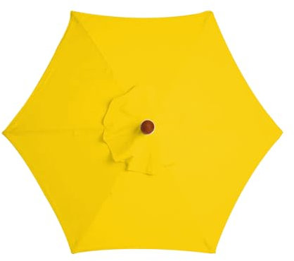 maxant Replacement Parasol Canopy, Replacement Parasol Fabric Cover 2.7M/3M+6 Arms/8 Arms Garden Umbrella Cover for Garden Umbrella