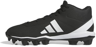 Adidas Men's Adizero Impact.2 Molded American Football, Black/White/Black, 14