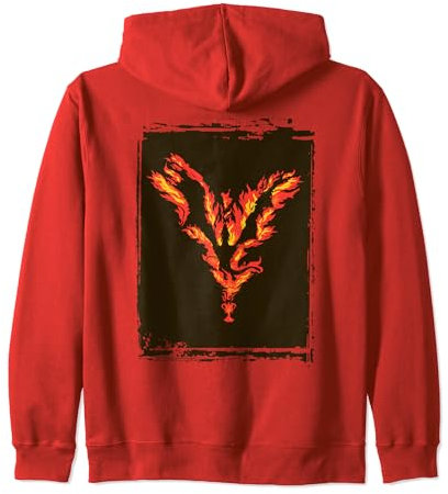 Harry Potter Goblet of Fire Dragon in Flames Zip Hoodie
