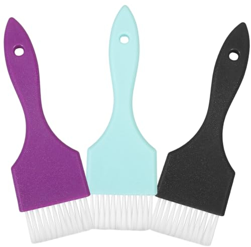 CANIGHT 2 Sätze Haarfärbemittel-applikatorpinsel Haartönungspinsel Für Den Salon- Und Heimgebrauch 3 Stück * 2 Zufällige Farbe
