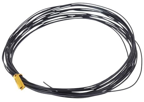 Fil De Fer Pour Bonsaï Fil d'entraînement for bonsaï en aluminium anodisé (noir), 5 m au total, 5 tailles (1,0 mm, 1,5 mm, 2,0 mm, 2,5 mm, 3 mm) for les formes de plantes Fil De Ligature Bonsai(1mm)