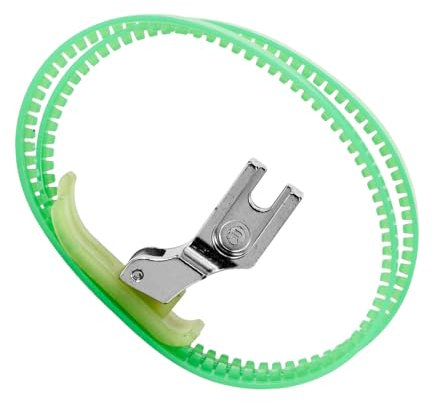 HEALSOPTHY Doppelrollen Nähfuß Mit Satinstichfunktion Austauschbar Für Haushaltsnähmaschinen Robustes Kunststoffmaterial Schnelles Montieren Geeignet Für Freihand Und Quiltarbeiten