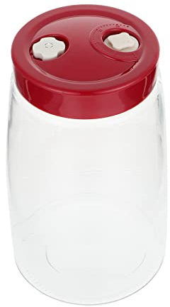 Healifty Jarra De Vino Práctica Botella De Vidrio Grueso Sellada Botella Multifuncional Para Guardar Utensilios De Cocina Para De Aceite Sellada y De Fruta