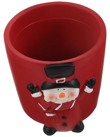 AKOOSY Pot Béton Synthétique pour Plantes Pots Béton pour Plantes De Noël Jardinière pour Noël De Fleurs pour Ciment pour