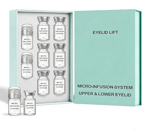 Sistema de microinfusión de suero reafirmante para párpados superiores e inferiores con retinol y ácido hialurónico, cuidado nutritivo para el contorno de ojos (1PCS)