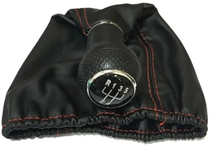 Perilla Cambio Marchas Compatible Con Seat Para Ibiza 1996, 1997, 1998, 1999, 2000 Y 2001, Pomo De Cambio De Marchas De 5 Velocidades Para Coche, Con Cabezal Tipo Palanca Cubierta Maletero.(1)