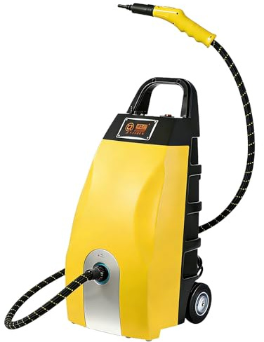 YISHENX Multifunktionell ångtvätt, 3,5 l högtemperaturångtvätt, 230°F högtemperaturånga, kontinuerlig ångeffekt, rengör effektivt köksfett och mattor, för rengöring av hem och bil