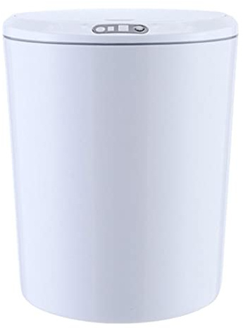 Générique Petite Poubelle Automatique, Mini Poubelle de /5L avec capteur Infrarouge, Poubelle, Table Basse/Bureau de, Blanc 5L