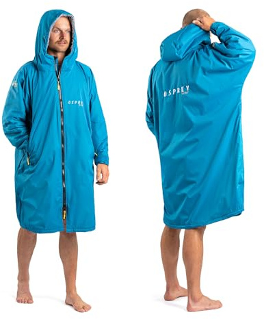 Osprey, Wickelmantel für Erwachsene und Kinder, Surfen und Schwimmen, mit Sherpa-Fleece-Stoff, wasserdicht und winddicht, mehrere Farben