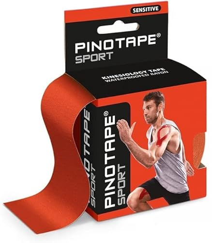 Pinotape Kinesiotape Sensitiv 5 cm x 5 m Rot 3 Rollen
