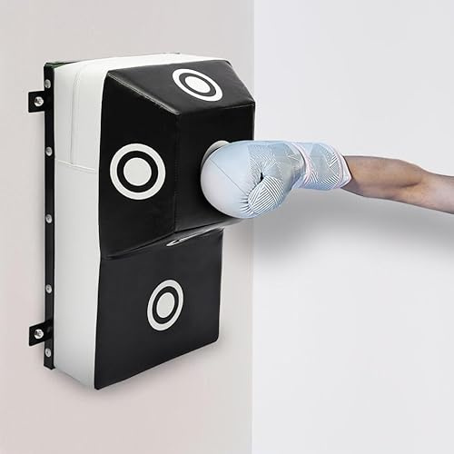 SHAIRMB Boxtraining Wandziel, Wandhalterung Uppercut-Boxsack Mit Markierungspunkten, Trainings-Schlagziel Mit Markierungspunkten, FüR Schlafzimmer, Arbeitszimmer Wohnzimmer