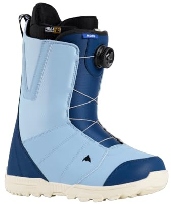 Burton Botas de snowboard Moto BOA para hombre, Nightfall/Dusty Blue, 10