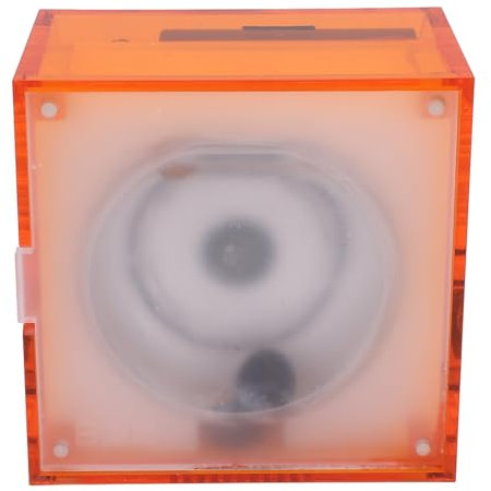 TOPINCN Ferrofluid-Sound-Visualizer-Lautsprecher, Bass-Lautsprecher, Ferro-Fluid-Sound-Visualizer-Lautsprecher, Leichter Ferrofluid-Lautsprecher, Music Mate, Tanzende (ORANGE)