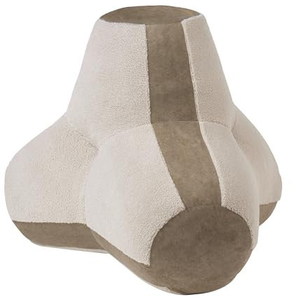 Wellenbrecher Block Lesekissen für Bett und Sofa, Großer Samt 70 x 65 cm Rückenkissen für Bett und Sofa, Sylt Deko Geschenke für Liebeswerfer von Wellenbrecherblöcken