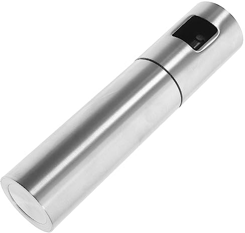 CONGARTENO Botella Pulverizadora De Aceite 100ml 304 Acero Inoxidable Antigoteo Pulverizador De Aceite Para Cocina y Barbacoa Spray De Oliva Uso Doméstico y Picnic