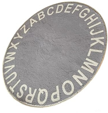 ORFOFE Runder Krabbelteppich Spielmatte aus Baumwolle Weiche Krabbelmatte für Babys und Kleinkinder Hautfreundliche Bodenmatte für Babyzimmer und Spielzelt