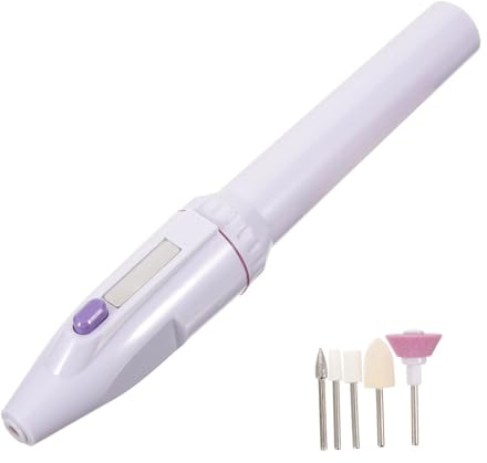 VALICLUD Taladro Eléctrico para Uñas de Manicura Ergonómico Máquina Pulidora Abs para Uñas Acrílicas Gel Adecuado para Uso en Casa y Salones