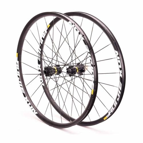 26 27.5 29 Mountainbike Laufradsatz, Steckachse Vorder-Hinterrad 100/142mm Und 110/148mm Boost, Doppelwandige Aluminiumfelgen, 6 Loch Scheibenbremse, 8/9/10/11-fach Kassette(Boost 110/148mm,29)
