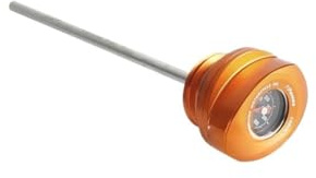 Oljemätstickor För Touring 23 Senare Motorcykel Tillbehör Motoroljetemperaturmätare Bränsletanktemp Mätsticka Oljenivåmätare(Orange)