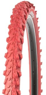 24 Zoll Fahrrad Reifen 24x1.95 MTB 50-507 rot Kinderrad Mantel