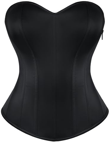 SCARLET DARKNESS Women Renaissance Sweetheart Neck Strapless Corset Top