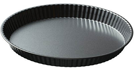 Dajar AMBITION Tarteform 30 cm rund Lakritze aus Kohlenstoffstahl Quicheform antihaft