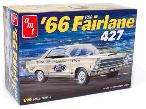 AMT 1966 Ford Fairlane 427 1:25 Scale Model Kit, Factory Color