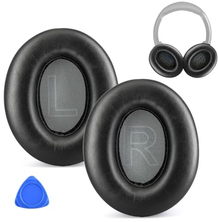 ZLiT Earpads for Anker Life Q20 Q20 BT Headphone Ear Cup Replacement Ear Pads Cushions Earmuffs Pads(Black)