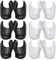 iYInJuan 6 Paires de Protège-Chaussures, Chaussures Pli Protecteur Boîte à Orteils, Éviter les Plis de Baskets, Anti-Rides Contre les Plis des Chaussures, Prévention des Rides, EU 40-46 (Hommes)