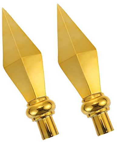 IWOWHERO 2 pcs Flagpole Toppers Finial Ornament Flagpole Accessories for Flag Display