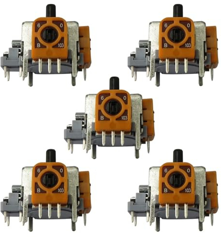 Paquete de 5 joystick analógico 3D de repuesto para PS2 PS3 Conroller, para controlador Xbox 360