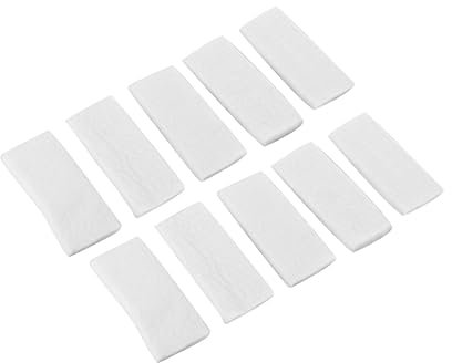 NIYANGLE 5pairs Magnetic Glass Wiper Cleaner Cotton Pads Dual-side Cleaning Cotton for Magnetic Glass Wiper for Window Cleaning