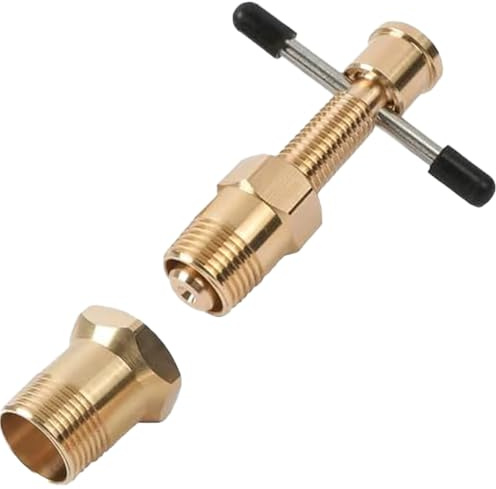 Two-in-One Olive Puller Tool - High-Strength Metal Plumbing Olive Remover for 15mm & 22mm Compression Fittings - Rust-Resistant, Easy-to-Use Pipe Fitting Extractor for DIY & Professional Use