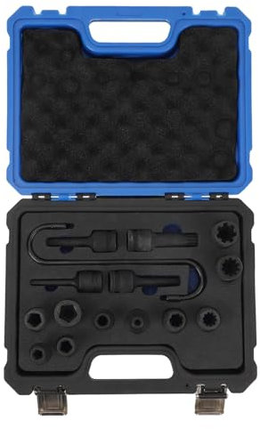 ZDETGU 15 Pezzi di Impatto per Calibri Freno Set Kit di Strumenti Portatili per il Dazio per la Rimozione Efficiente della Calibro Freno Nelle Auto Tedesche