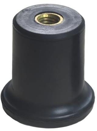 Luwecf Kontrabass Endstift Gummi Stopper mit Metallgewinde für Zubehör, 8mm