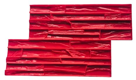 Qianly Timbro per Pavimento in Calcestruzzo Stromatolite con Texture Realistica in Pietra, Timbro Senza Soluzione di Continuità per Piastrelle Da Esterno, B