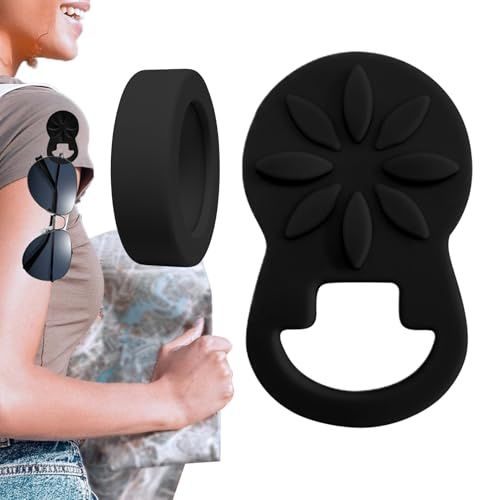 Genikeer Magnetic Glasses Holder - Stylish Secure Eyewear Clip,Clothes Eye Glass Holder with Magnet | for Sunglasses Work Badges Men Women Teens College Students Adults