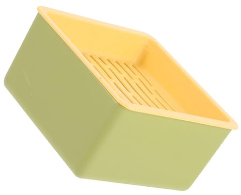 GANAZONO Caja de Plantación para Gatos Hidropónica Plástica Maceta Soilless Ligera y Duradera para Césped de Gatos Jardineras para Plantas Casa Bandeja Extraíble para Fácil Limpieza