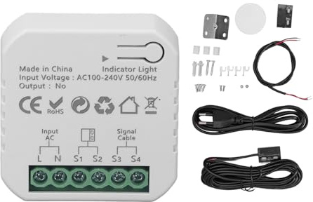 Controller intelligente per porta del garage per l'apertura del cancello scorrevole con telecomando vocale APP Zigbee