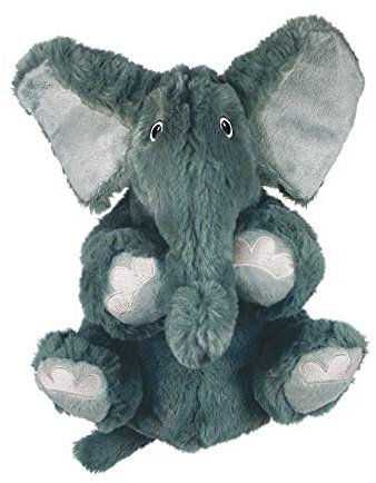 KONG - Comfort Kiddos Elephant - Fun Plush Dog Toy with Removable Squeaker - For Small Dogs