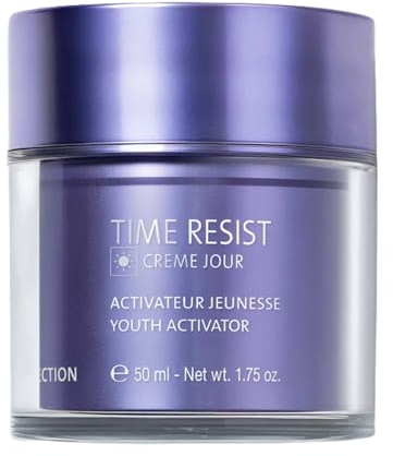 Time Resist Jour Yonka 50ml | Anti-Aging Tagescreme mit Youth Activating Complex und Hyaluronsäure, Reduziert Falten und Linien | Dermatologisch nachgewiesene Ergebnisse! 96% natürlichen Ursprungs