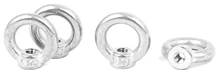Aexit M4 Gewinde Dia 304 Edelstahl Ringform Eyed Bolt Ringmutter 4 STÜCKE (2c219a618bf2de44f60e5b3481c8baad)