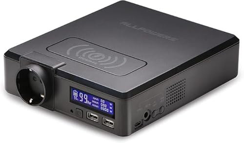 ALLPOWERS S200 Estación de Energía Portátil 200W 154Wh Generador Solar Batería de Almacenamiento de Energía Móvil Adecuada Para Acampar Teléfonos Móviles Computadoras Portátiles Viajes RV Emergencia