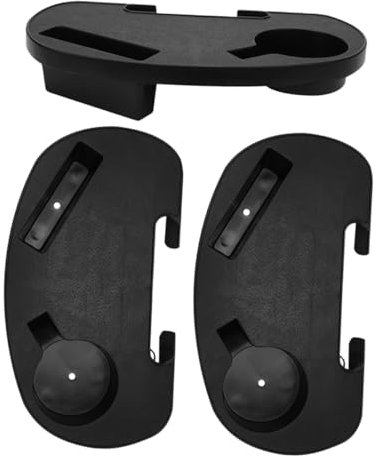 ibasenice 3piezas Accesorios para Sillones Reclinables con Bandeja para Aperitivos Portavasos Desmontable y Clip para Silla para Piscina o Playa