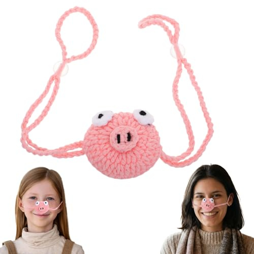 Milisten Couvre-nez Tricoté à La Main Chaud Et Coupe-vent Pour Femme, Taille Unique, Accessoire Hiver Réutilisable, Protection Nez Pour Activités De Plein Air, Voyage Et Intérieur