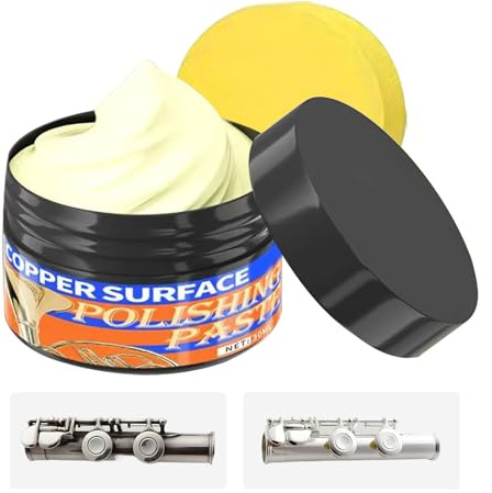 Metall Politur Creme - 30ml Saxophon Rostentfernungs Reinigungspaste Mit - Metallpolitur Paste Für Kupfer Gold Silber Messing Instrumente Trompete Saxophon
